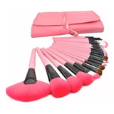 Set De 24 Brochas Make Up For You Brush  Rosa