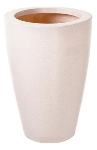 Vaso De Planta Grande Polietileno Decorativo Jd Cone 55x38