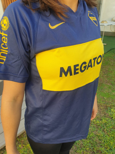Camiseta De Boca Juniors Nike Fitdry Dama. 2007