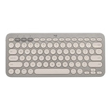 Teclado Bluetooth Logitech K380 Qwerty Español Color Arena