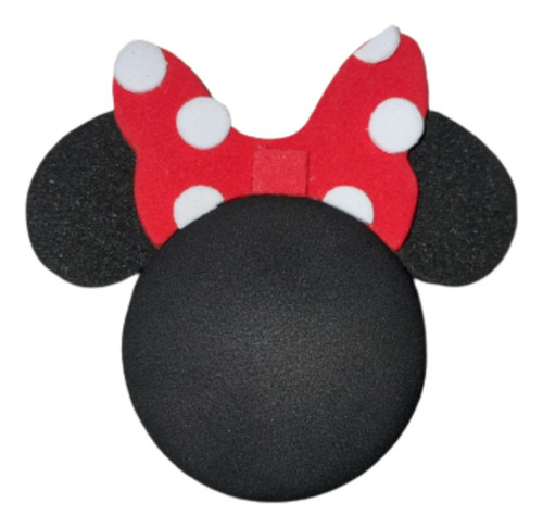 Enfeite De Antena Para Carros Minnie Laço Vermelho Disney 