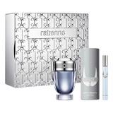 Invictus Edt 100 Ml + Deo 150 Ml Y Edt 10 Ml 3c