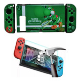 Acrilico Protector Rigido + Vidrio Nintendo Switch Yoshi