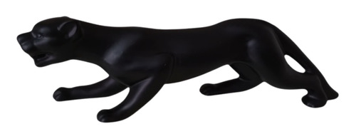 Pantera Negra Leopardo Porcelana Decoração Casa Escritório