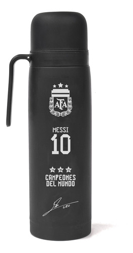 Termo Personalizado Grabado Acero Inox. - 1lt. Media Manija