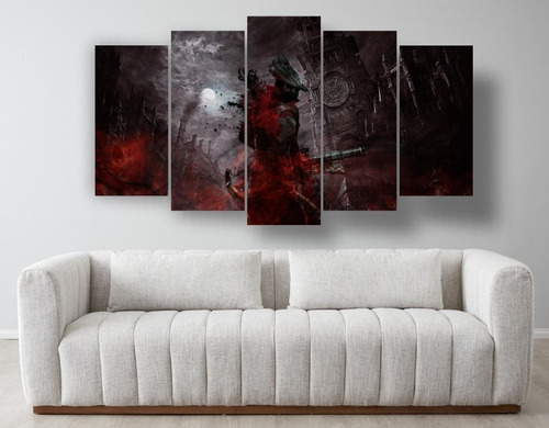 Set 5 Cuadros Decorativos Canvas Bloodborne 14