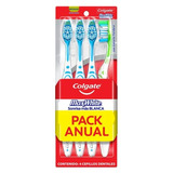 Kit 4 Cepillos De Dientes Colgate Maxwhite Pack Anual