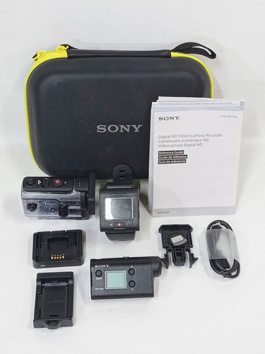 Mini Cámara Sony Action Cam As50 Seminueva Con Estuche Orig
