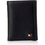 Tommy Hilfiger Men's Genuine Leather Trifold Wallet With Id