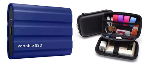 Disco Duro Externo Solid Laptop Ssd Mini Usb 3 2tb Azul
