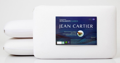 2 X Almohada Inteligente Viscoelastica Jean Cartier Clasica