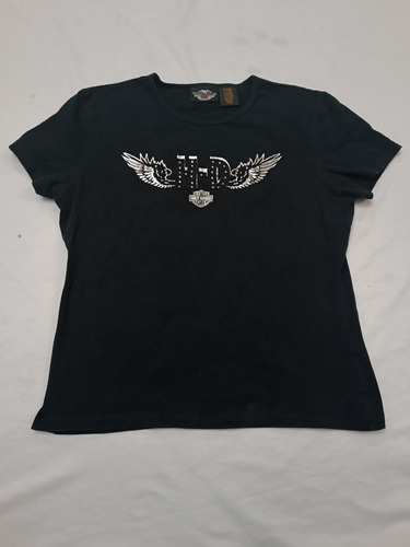 Playera Harley Davidson Negra Para Dama Excelente Condicion 