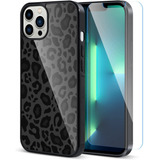 Funda Para iPhone 13 Pro Protector De Pantalla Animal Print