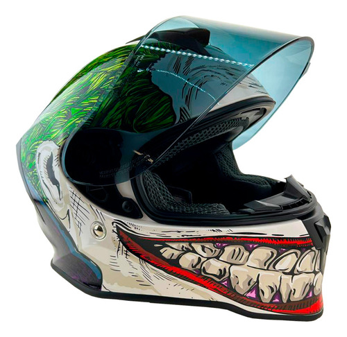 Casco Integral Dc The Joker Cert. Ecer22-0 Diseño Limitado