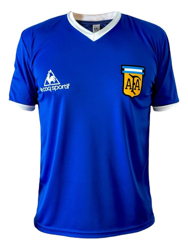 Camiseta Argentina 1982 - 1986 Azul Retro
