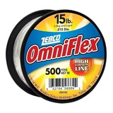 Hilo Sedal Pesca Monofilamento 4 6 8 10 12 15 20 25 30 50 Lb Color 15 Lb 457mts Omniflex