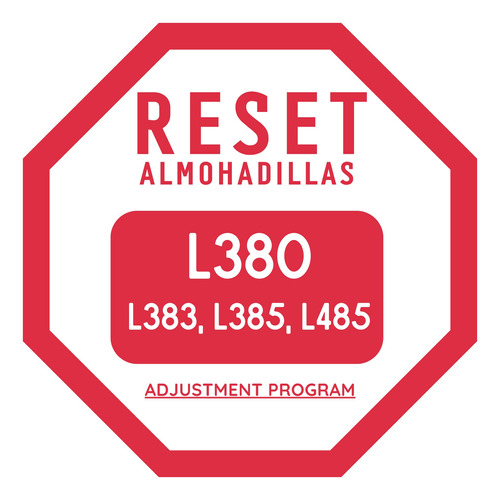 Reset  Almohadillas Impresora L380 L383 L385 L485