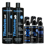 Progressiva Titanium Liss + Sos + Todo Dia + Uso Obrigatório