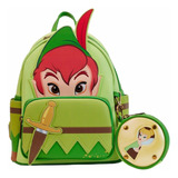 Backpack Loungefly Peter Pan Y Campanita Disney Original