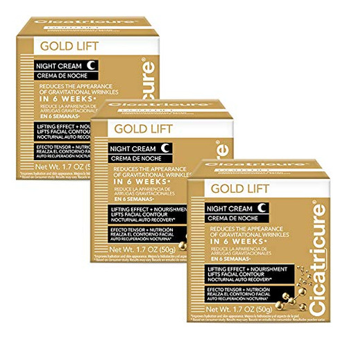 Cicatricure Crema De Noche Gold Light Tres Pack