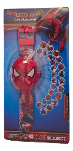 Reloj Digital Innovador De Spiderman Proyector Para Niños 