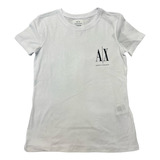 Remera Armani Mujer Logo Chico Algodon 100%etiqueta Original