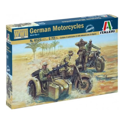 Italeri 6121 1\u002F72 German Motorcycles Diorama Armar Pintar | Envío gratis