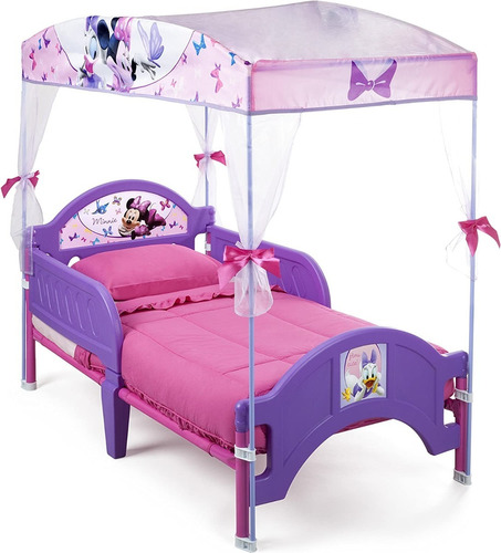 Delta Children Minnie Mouse Cama Infantil Transicion Carpa