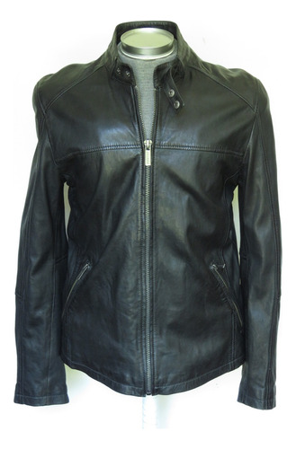 Chaqueta Foster 100% Cuero Genuino Hombre Impecable