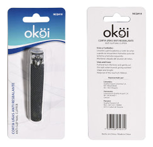 Corta Uñas Okoi Nail Clipper X 1 Und