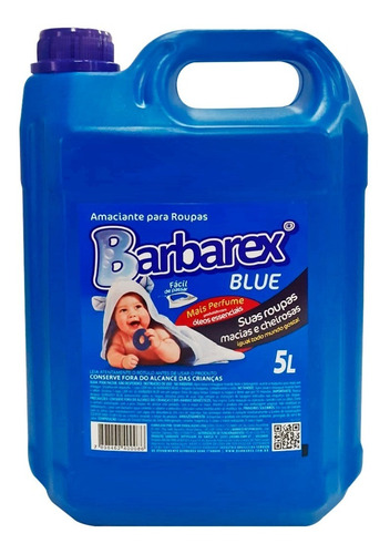 Amaciante Para Roupas Blue Barbarex 5 Litros