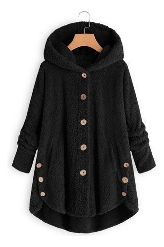 Women's Warm Plush Double Sided Hooded Coat