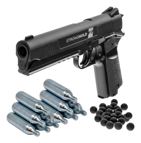 Pistola Disuasiva S H P7 Co2 Cal.50 Potencia 11 J 10co2 +25b