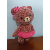 Oso De Peluche Artesanal A Crochet Amigurumi 