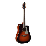 Violao Tagima Swell Eq Eletro Acustico Hb Honey Burst