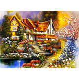 Kit Diamond Painting Pintura De Diamante - Casa Bosque 36