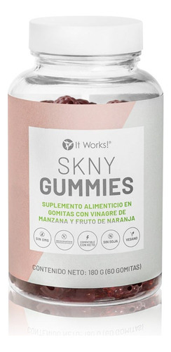 Sknny Gummies It Woks! 60 Gomitas Quema Grasa