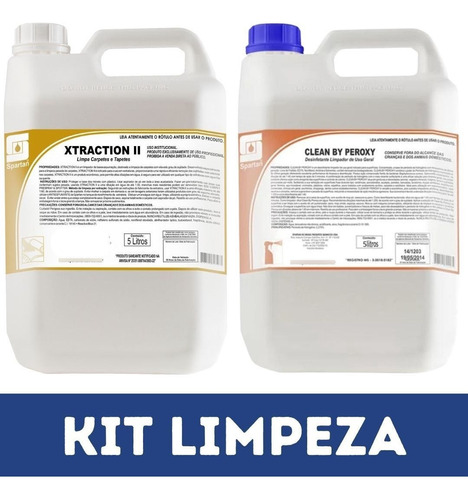 Kit Limpeza Xtraction 5l + By Peroxy 5l Spartan