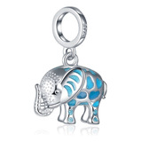 Charm Elefante Brilla En Oscuridad Plata London Jewelry 