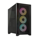 Caja De Torre Media Corsair Icue 4000d Rgb 3 Ventiladores