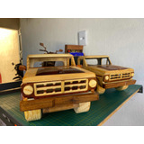 Molde Camionete Ford F100 De Madeira Do Canal Woodbrart