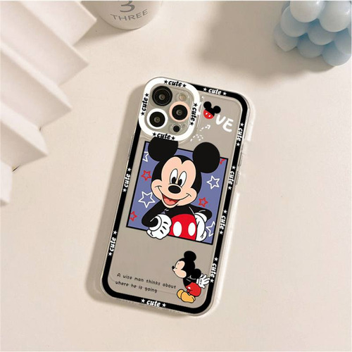 5pcs Mickey Mouse Funda Para iPhone