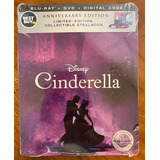 Bluray Steelbook Cinderela - Disney - Lacrado