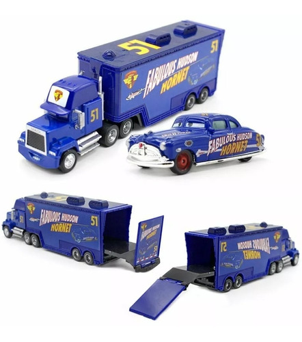 Cars 2 Disney Pixar Mack Hauler  Fabulous Hudson Hornet 