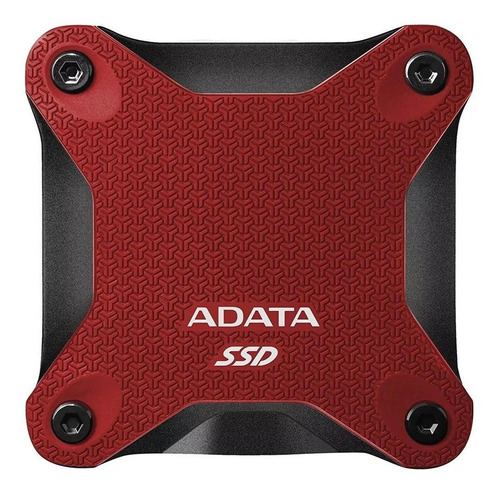 Disco Sólido Ssd Externo Adata Asd600q-240gu31 240gb Rojo