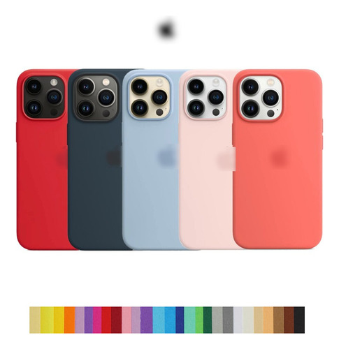 Carcasa Para iPhone Silicona Tradicional 13(13-pro-mini-pm)