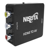 Conversor Nisuta De Dispositivo Hdmi A Monitor Rca