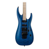 Esp Ltd Mh-203qm - Guitarra Eléctrica, Transparente Azul