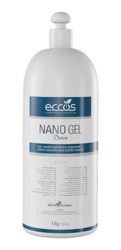 Nano Gel Detox E Condutor Lipolítico 1kg Eccos