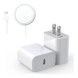 Cargador Inalámbrico Completo Compatible Con Magsafe